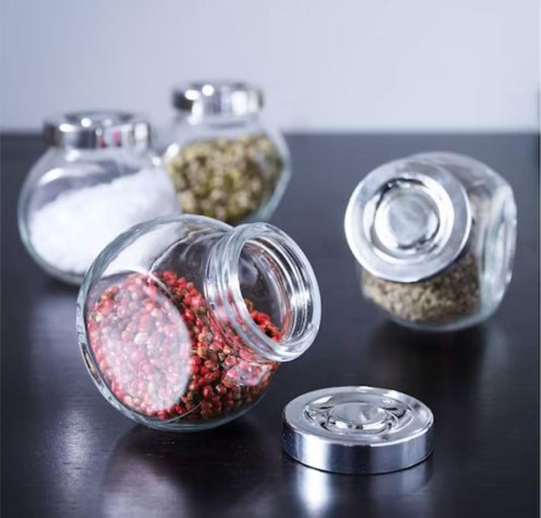 Amazon｜IKEA RAJTANスパイス瓶（4 ピース） (601.798.15)｜調味料入れ